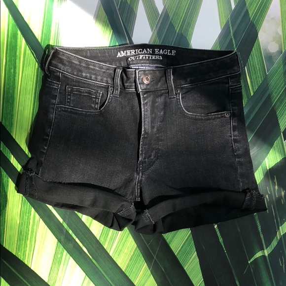 high waisted jean shorts american eagle